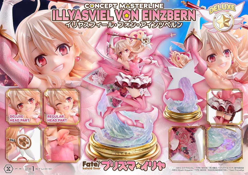 Fate/kaleid liner Prisma Illya Concept Masterline Estatua 1/5 Illyasviel von Einzbern DX Bonus Version 35 cm