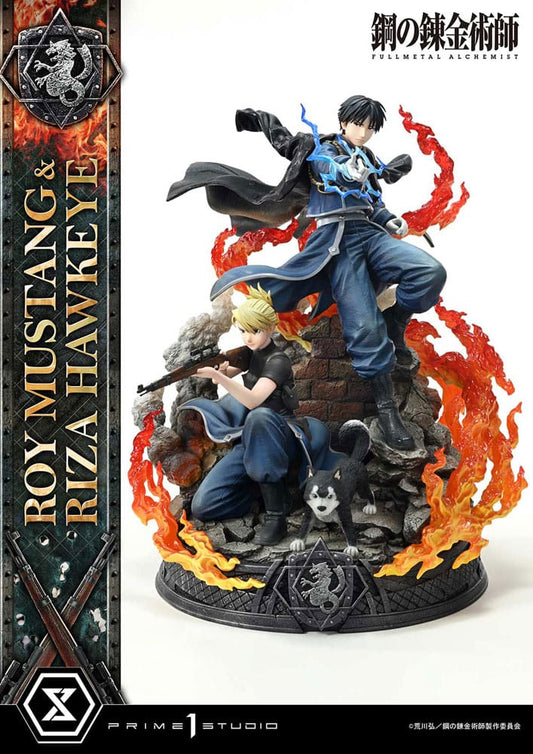 Fullmetal Alchemist Estatua Concept Masterline 1/6 Roy Mustang & Riza Hawkeye Regular Version 50 cm