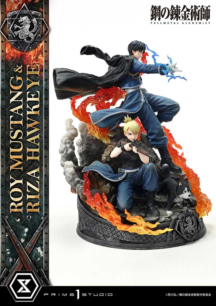 Fullmetal Alchemist Estatua Concept Masterline 1/6 Roy Mustang & Riza Hawkeye Regular Version 50 cm