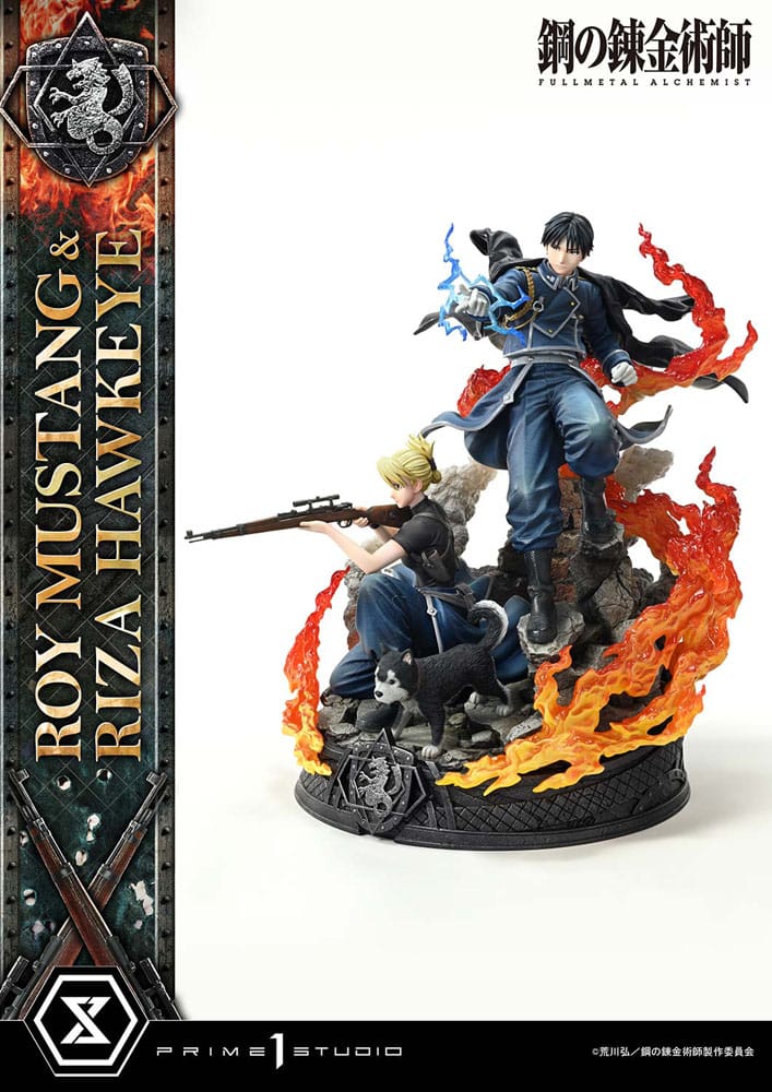 Fullmetal Alchemist Estatua Concept Masterline 1/6 Roy Mustang & Riza Hawkeye Regular Version 50 cm