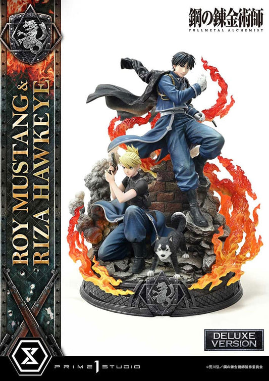 Fullmetal Alchemist Estatua Concept Masterline 1/6 Roy Mustang & Riza Hawkeye Deluxe Version 50 cm