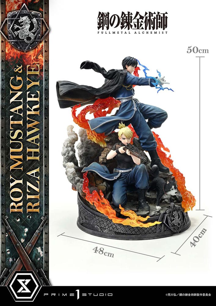 Fullmetal Alchemist Estatua Concept Masterline 1/6 Roy Mustang & Riza Hawkeye Deluxe Version 50 cm