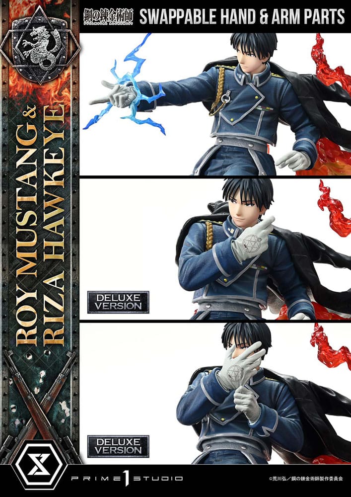 Fullmetal Alchemist Estatua Concept Masterline 1/6 Roy Mustang & Riza Hawkeye Deluxe Version 50 cm