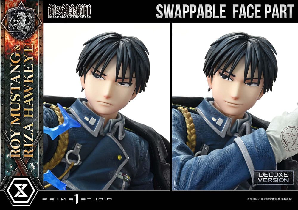Fullmetal Alchemist Estatua Concept Masterline 1/6 Roy Mustang & Riza Hawkeye Deluxe Bonus Version 50 cm - Z POP Toys