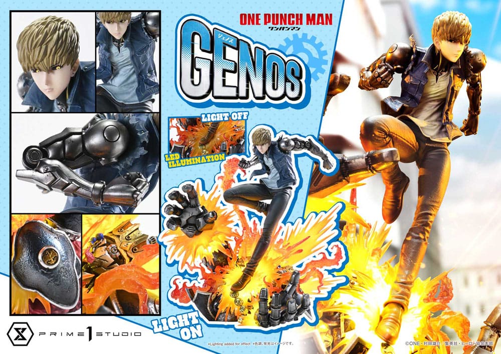 One Punch Man Concept Masterline Series Estatua 1/6 Genos 33 cm