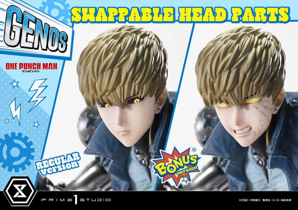 One Punch Man Concept Masterline Series Estatua 1/6 Genos Bonus Ver. 33 cm