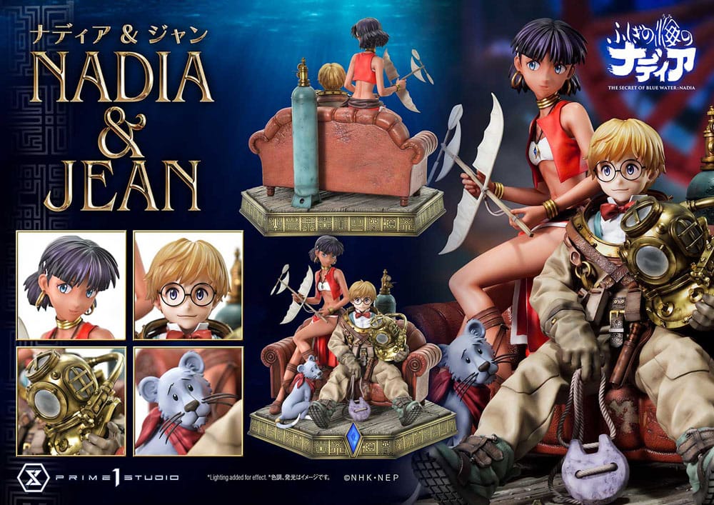Nadia: The Secret of Blue Water Concept Masterline Series Estatua 1/6 Nadia & Jean Bonus Ver. 35 cm - Z POP Toys