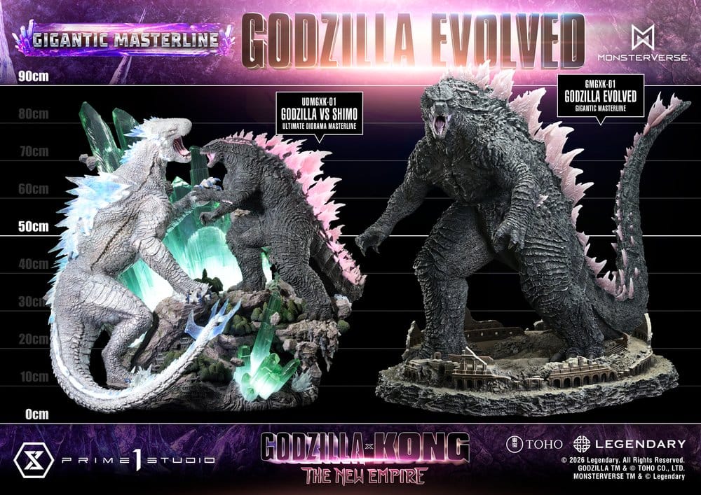 Godzilla x Kong: The New Empire (Film) Estatua Premium Gigantic Series Godzilla Evolved 93 cm