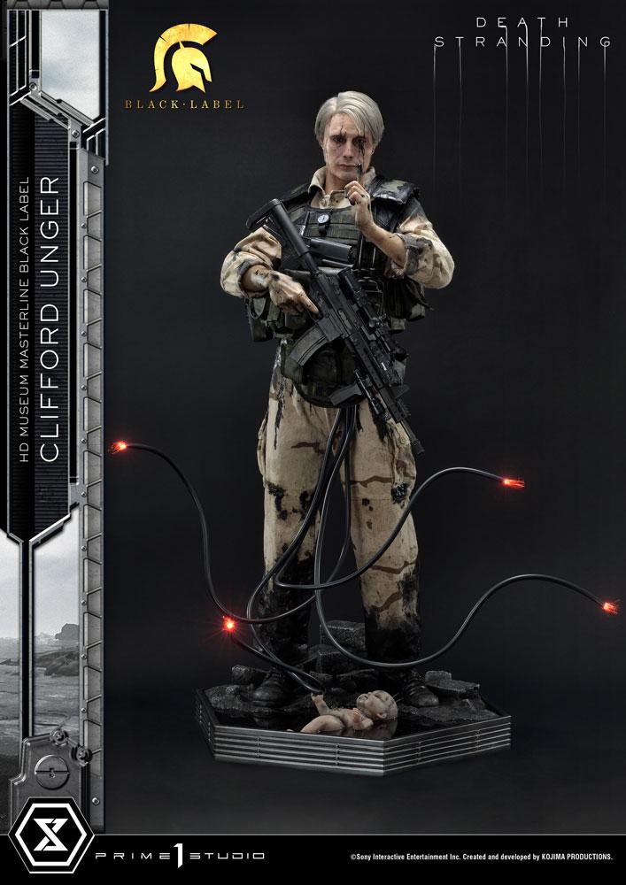 Death Stranding Estatua 1/2 Clifford Unger Black Label 103 cm - Z POP Toys