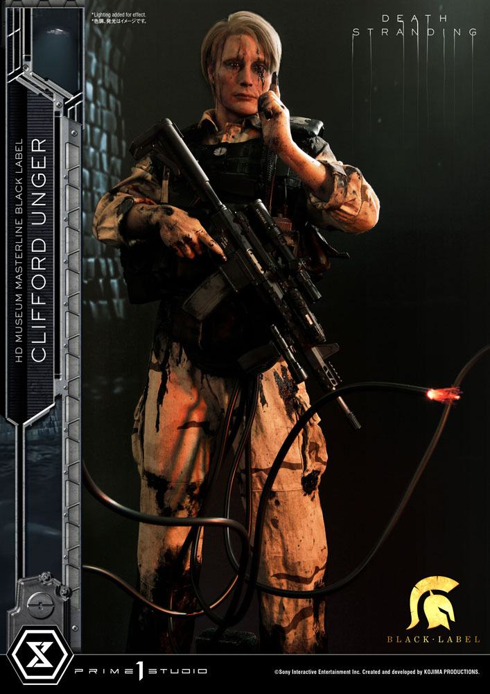 Death Stranding Estatua 1/2 Clifford Unger Black Label 103 cm - Z POP Toys