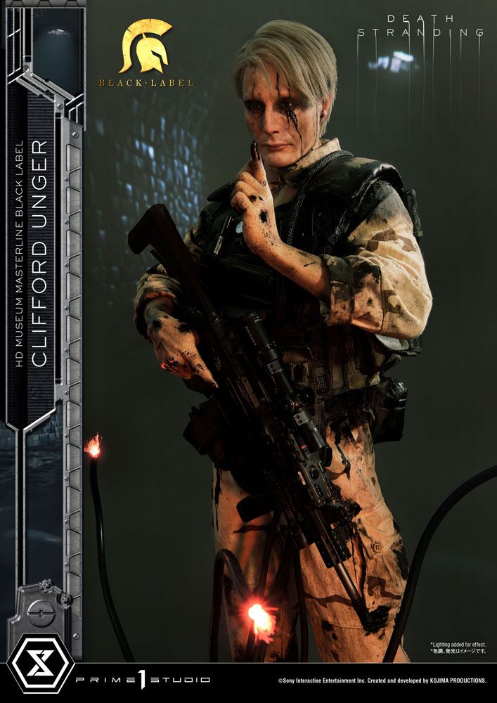 Death Stranding Estatua 1/2 Clifford Unger Black Label 103 cm - Z POP Toys