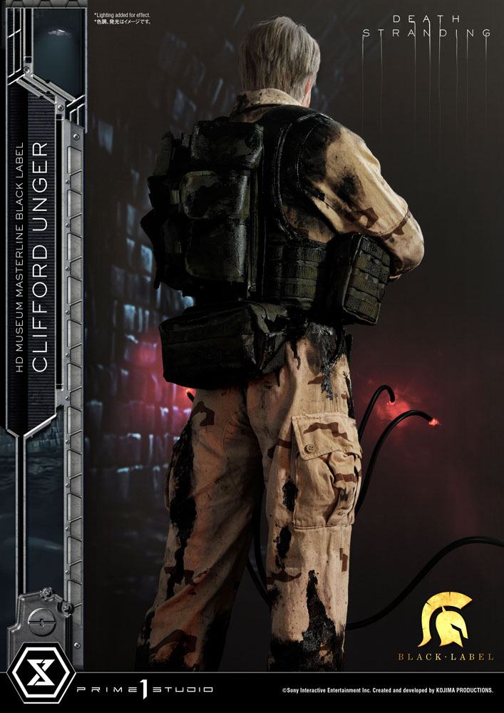 Death Stranding Estatua 1/2 Clifford Unger Black Label 103 cm - Z POP Toys