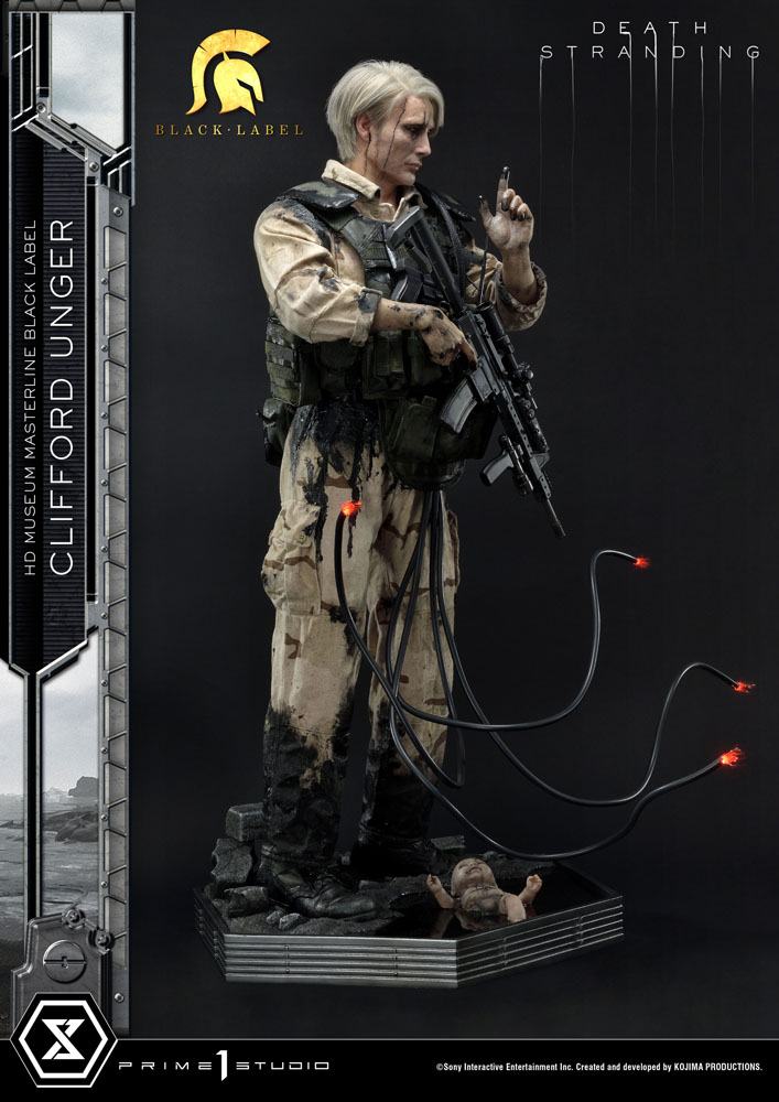 Death Stranding Estatua 1/2 Clifford Unger Black Label 103 cm - Z POP Toys