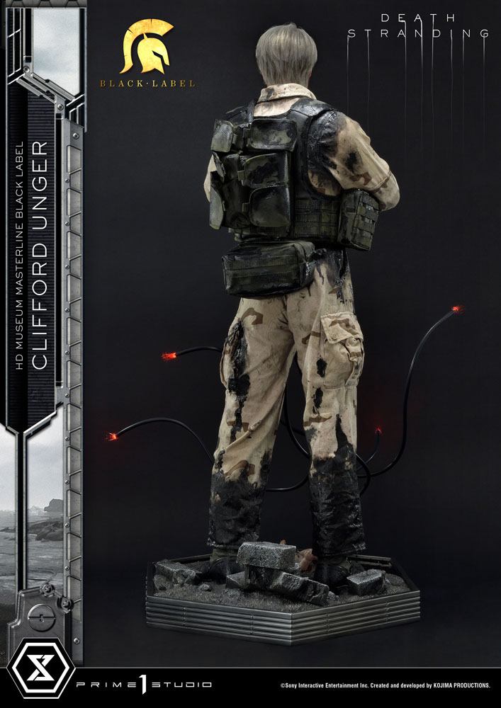 Death Stranding Estatua 1/2 Clifford Unger Black Label 103 cm - Z POP Toys