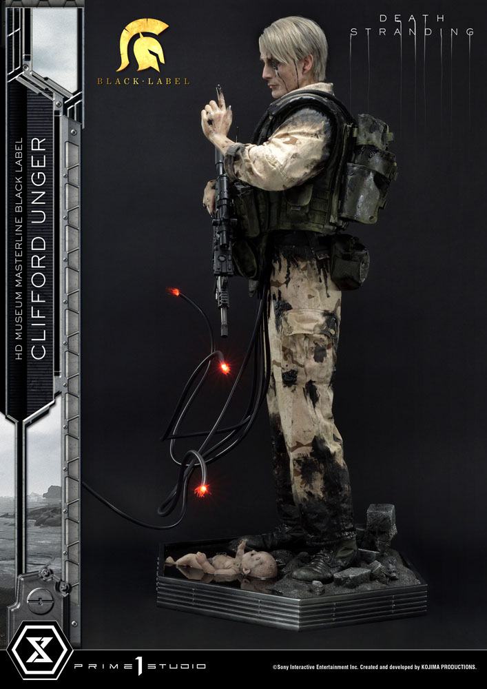 Death Stranding Estatua 1/2 Clifford Unger Black Label 103 cm - Z POP Toys