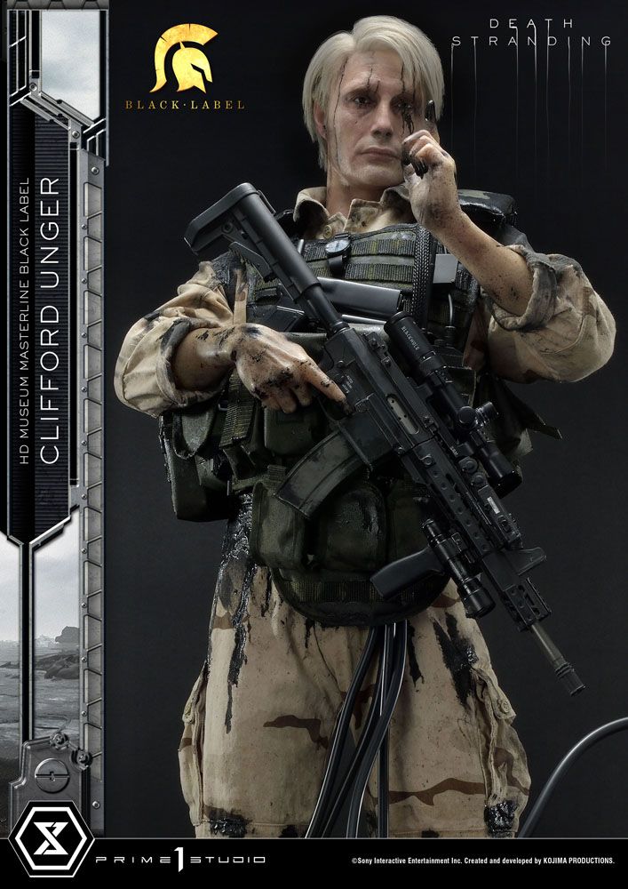 Death Stranding Estatua 1/2 Clifford Unger Black Label 103 cm - Z POP Toys