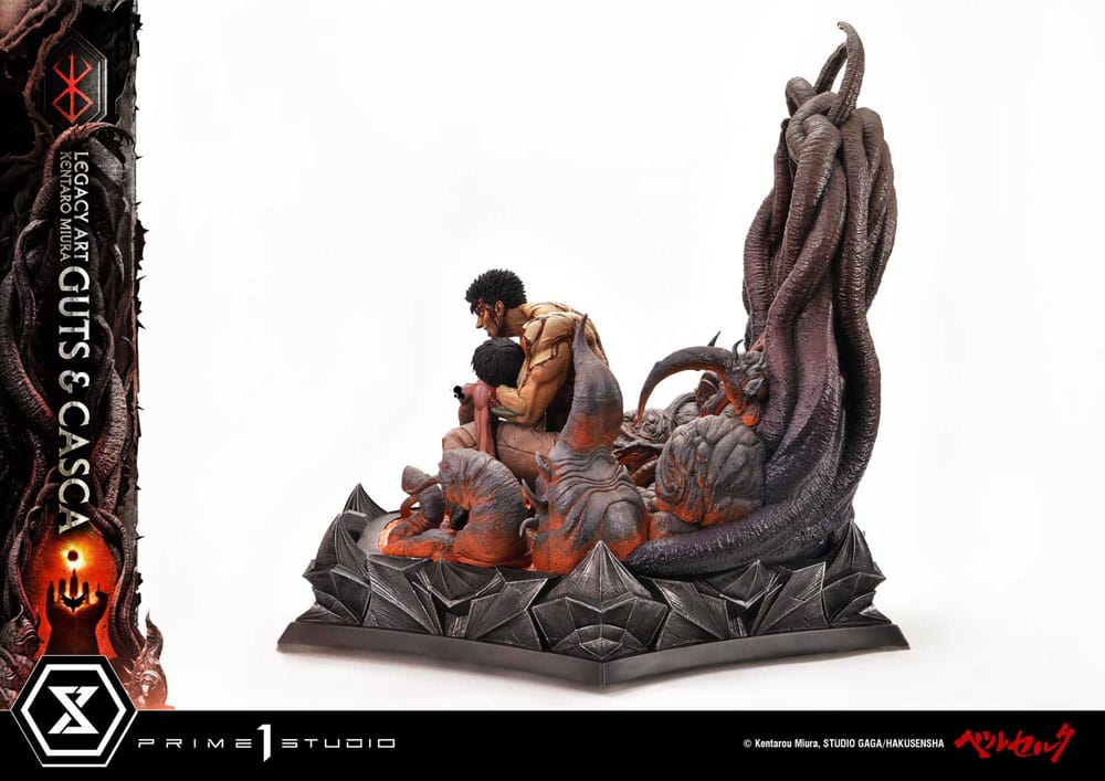 Berserk Estatua Legacy Art Kentaro Miura 1/4 Guts & Casca 72 cm - Z POP Toys