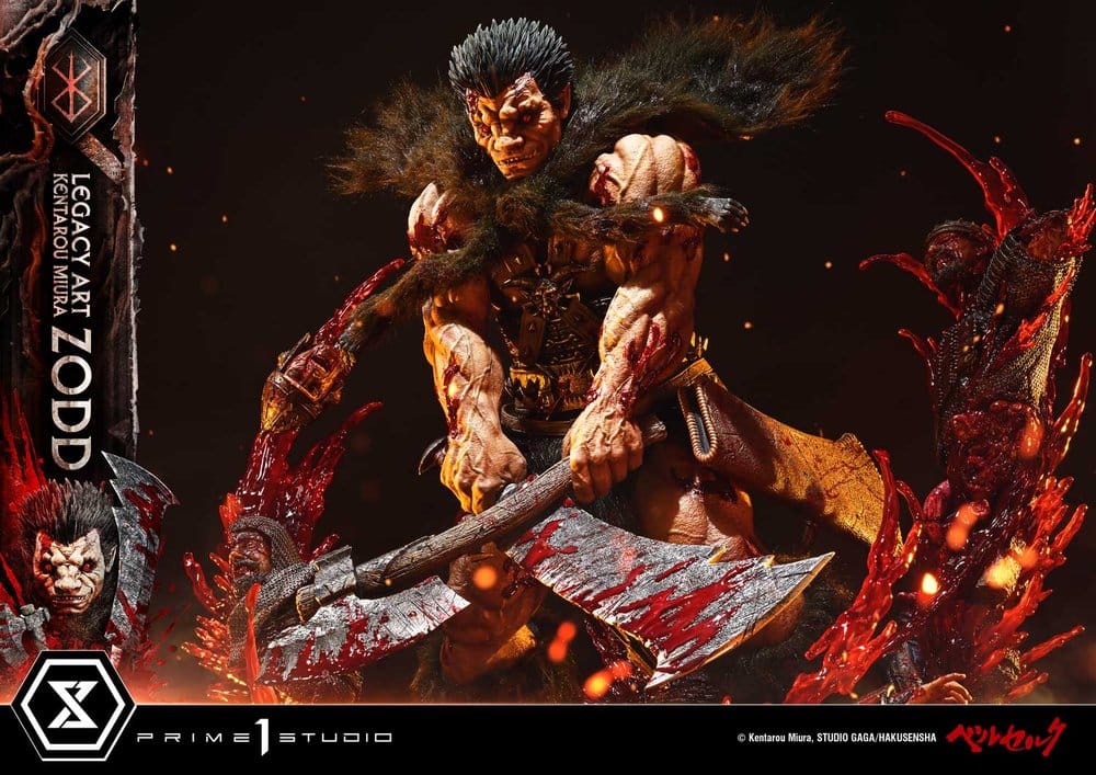 Berserk Legacy Art "Kentarou Miura" Estatua 1/4 Zodd 88 cm