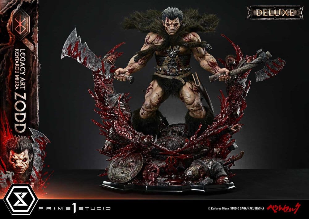 Berserk Legacy Art "Kentarou Miura" Estatua 1/4 Zodd Deluxe Version 88 cm