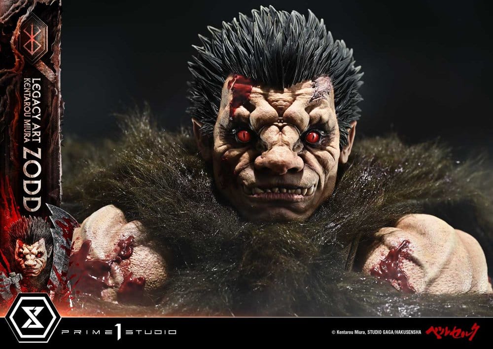 Berserk Legacy Art "Kentarou Miura" Estatua 1/4 Zodd Deluxe Version 88 cm