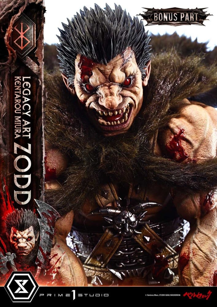 Berserk Legacy Art "Kentarou Miura" Estatua 1/4 Zodd DX Bonus Version 88 cm