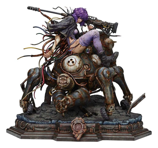 Ghost in the Shell Stand Alone Complex The Legend of Beauty and the Beast Estatua 1/4 Motoko Kusanagi & Tachikoma Character color Art by Entei Ryu 53 cm