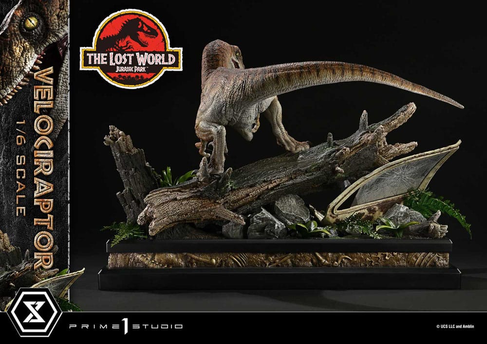 Jurassic Park II Estatua Legacy Museum Collection 1/6 Velociraptor 41 cm