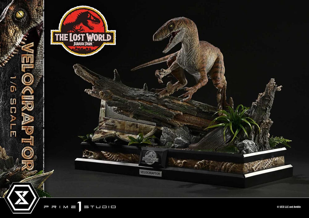 Jurassic Park II Estatua Legacy Museum Collection 1/6 Velociraptor 41 cm