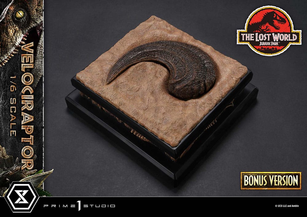 Jurassic Park II Estatua Legacy Museum Collection 1/6 Velociraptor Bonus Version 41 cm - Z POP Toys