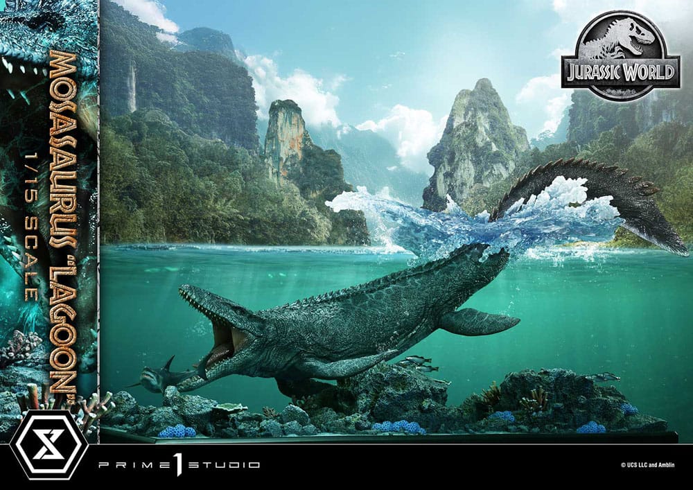 Jurassic World Estatua Legacy Museum Collection 1/15 Mosasaurus "Lagoon" 57 cm