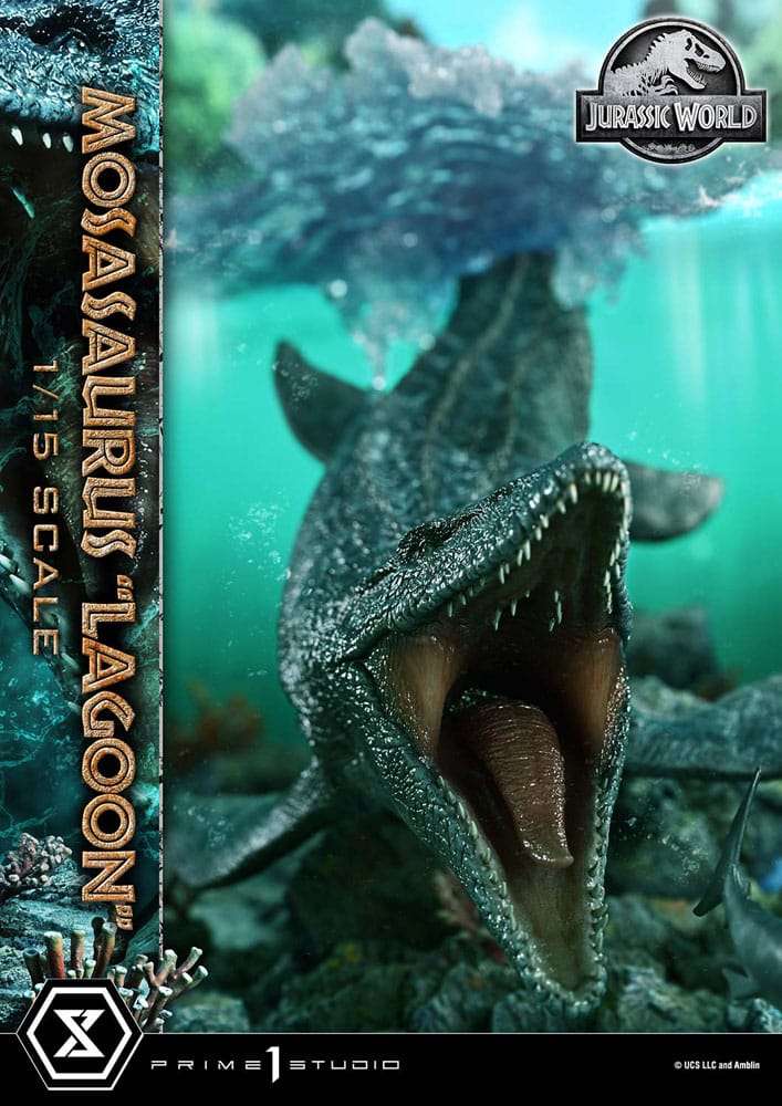 Jurassic World Estatua Legacy Museum Collection 1/15 Mosasaurus "Lagoon" Bonus Version 57 cm