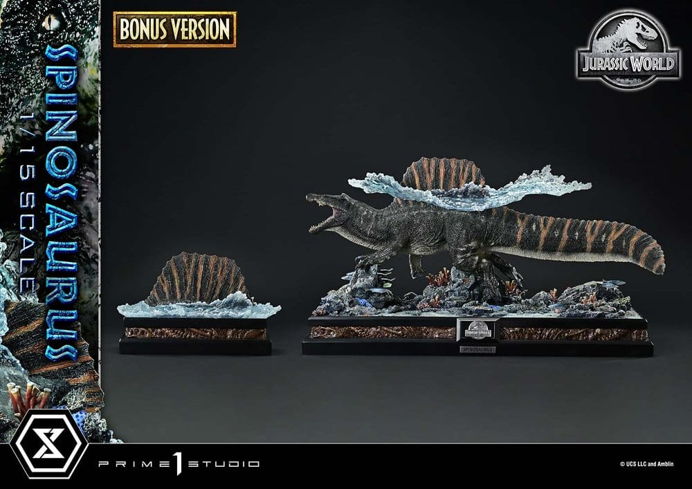 Jurassic World: el renacer (Película) Legacy Museum Collection Estatua 1/15 Spinosaurus Bonus Version 39 cm