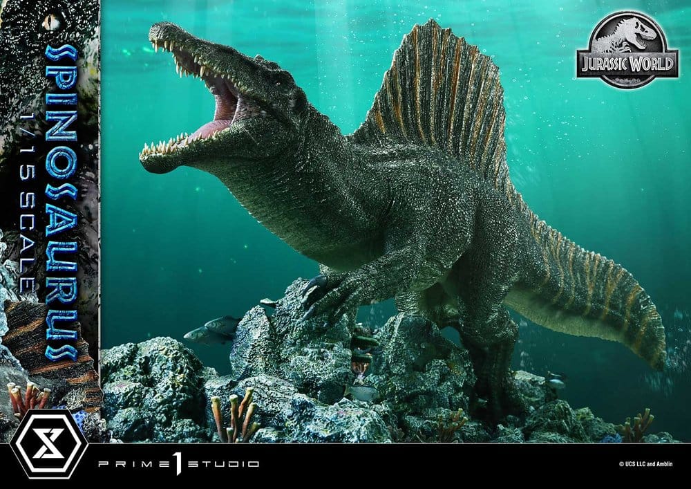 Jurassic World: el renacer (Película) Legacy Museum Collection Estatua 1/15 Spinosaurus Bonus Version 39 cm