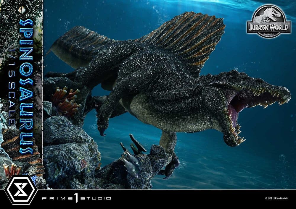 Jurassic World: el renacer (Película) Legacy Museum Collection Estatua 1/15 Spinosaurus Bonus Version 39 cm