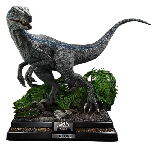 Jurassic World: Fallen Kingdom (Film) Estatua Legacy Museum Collection 1/2 Blue 88 cm