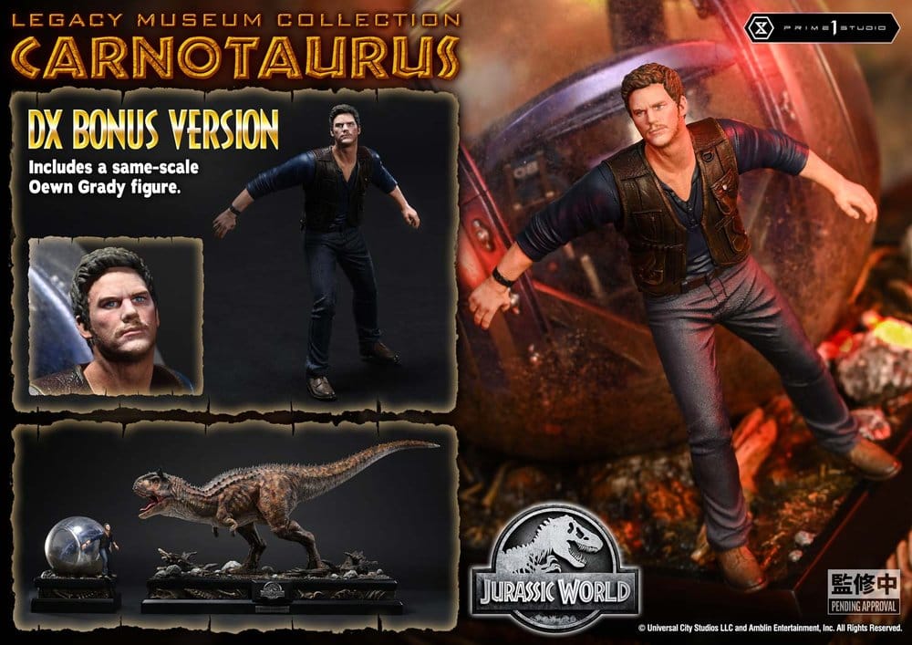 Jurassic World: Fallen Kingdom Legacy Museum Collection Estatua 1/15 Carnotaurus DX Bonus 38 cm