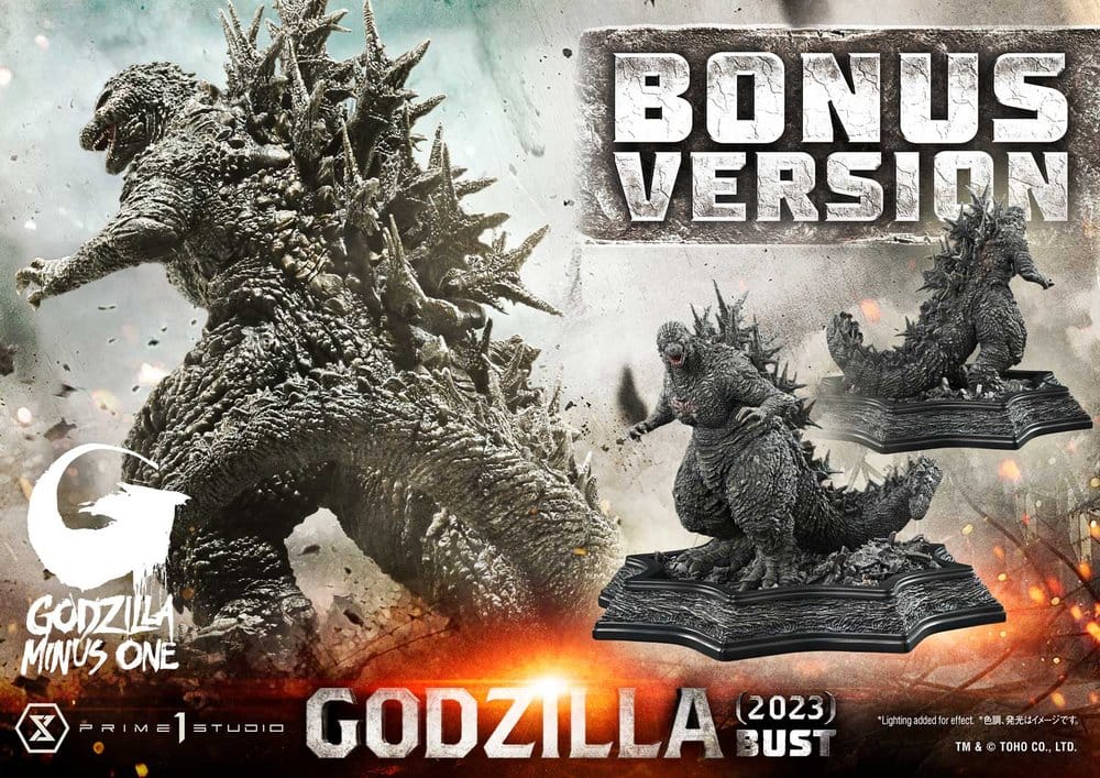 Godzilla Minus One (Film) Busto tamaño natural Godzilla (2023) Bonus Ver. 87 cm