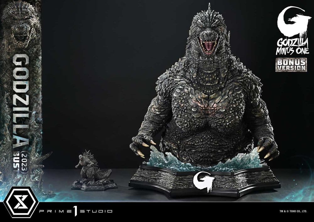 Godzilla Minus One (Film) Busto tamaño natural Godzilla (2023) Bonus Ver. 87 cm