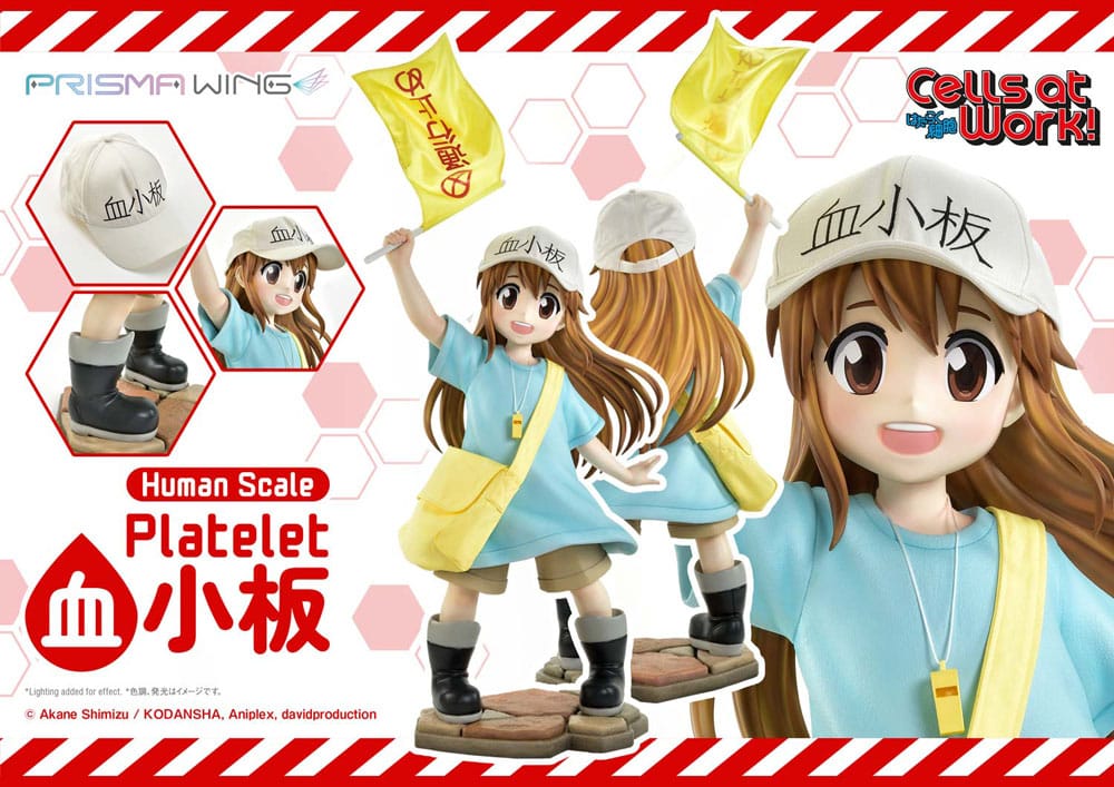 Cells at Work! Life Scale Masterline Series Estatua Platelet 100 cm - Z POP Toys