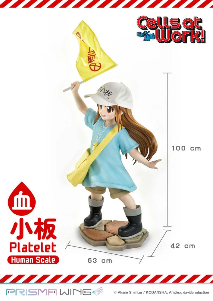 Cells at Work! Life Scale Masterline Series Estatua Platelet 100 cm - Z POP Toys