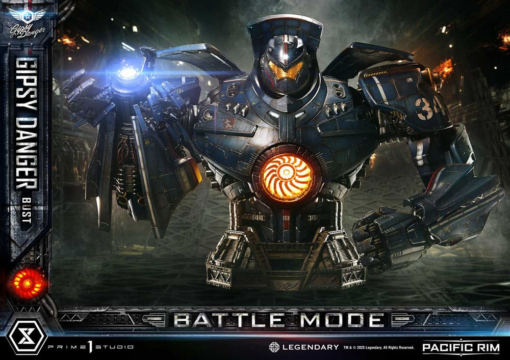 Pacific Rim Busto tamaño natural Gipsy Danger Battle Mode 75 cm - Z POP Toys