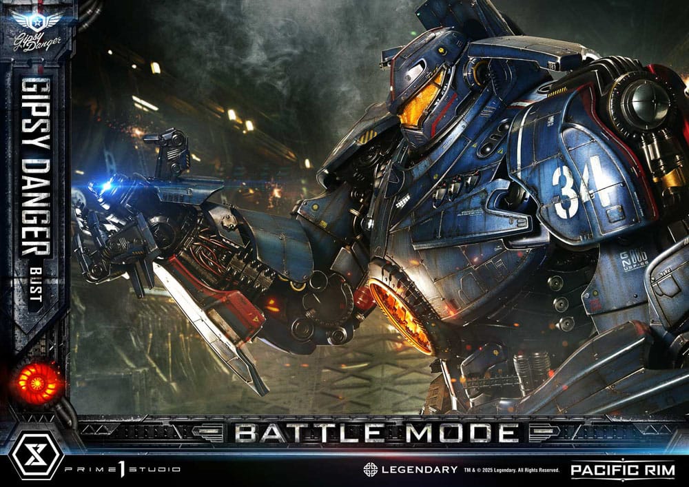 Pacific Rim Busto tamaño natural Gipsy Danger Battle Mode 75 cm - Z POP Toys