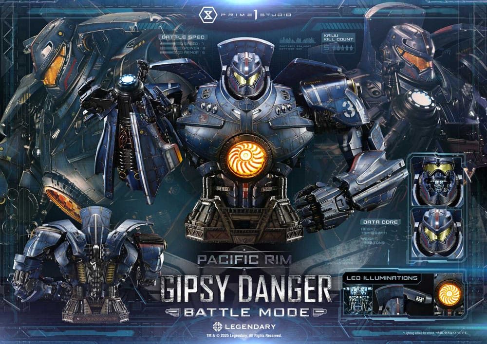 Pacific Rim Busto tamaño natural Gipsy Danger Battle Mode 75 cm - Z POP Toys