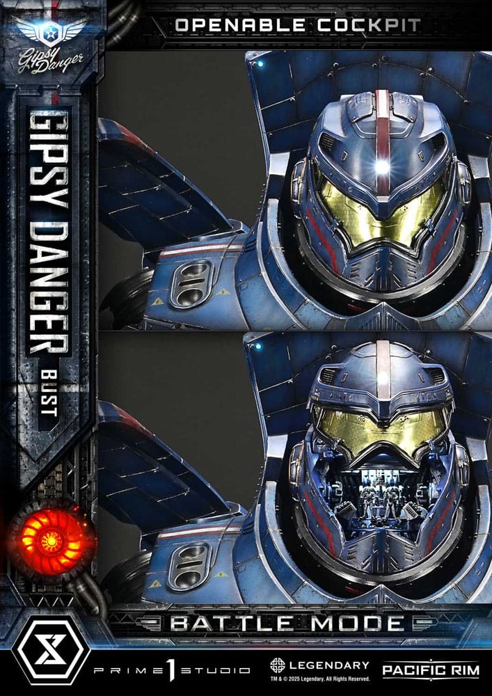 Pacific Rim Busto tamaño natural Gipsy Danger Battle Mode 75 cm - Z POP Toys