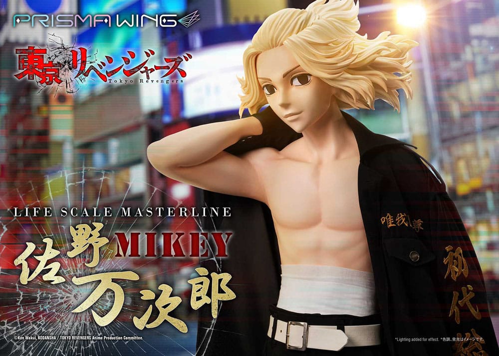 Tokyo Revengers Life Scale Masterline Series Estatua Manjiro Sano 169 cm - Z POP Toys