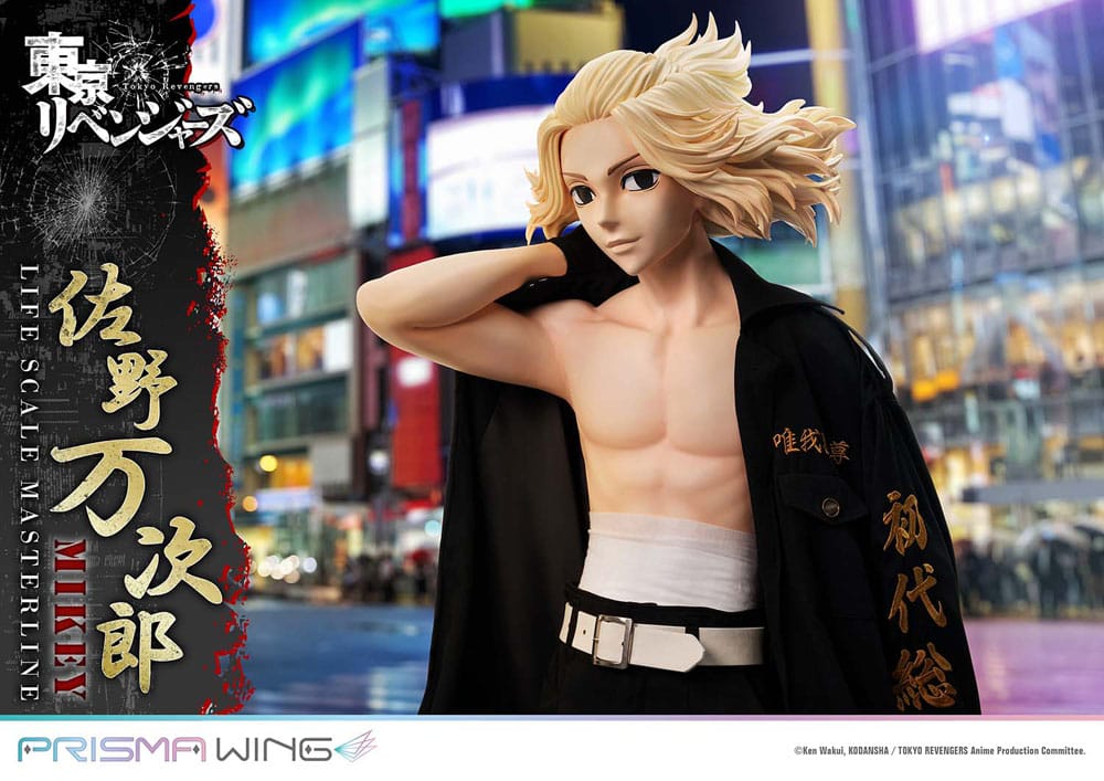 Tokyo Revengers Life Scale Masterline Series Estatua Manjiro Sano 169 cm - Z POP Toys