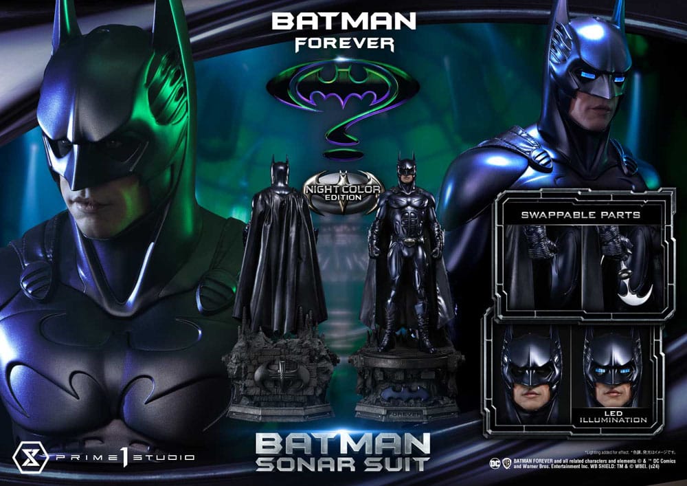Batman Forever Estatua Museum Masterline Series 1/3 Batman Sonar Suit Night Color Edition 95 cm - Z POP Toys