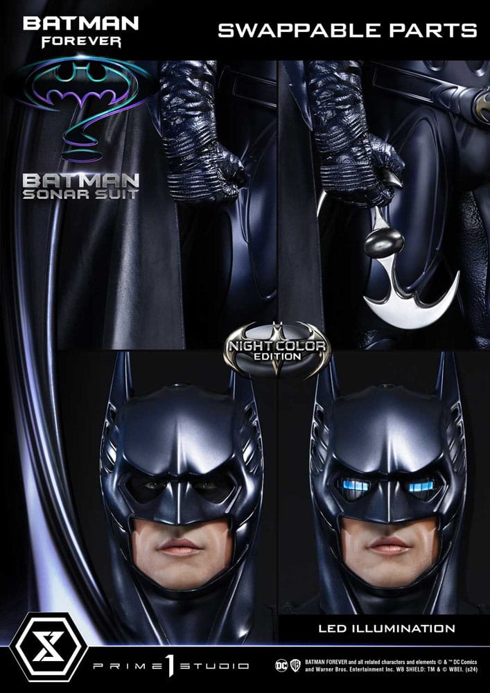Batman Forever Estatua Museum Masterline Series 1/3 Batman Sonar Suit Night Color Edition 95 cm - Z POP Toys