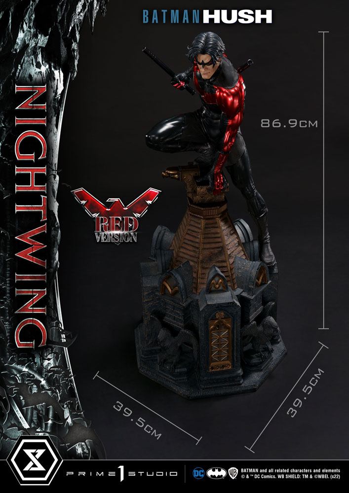Batman Hush Estatua Nightwing Red Version 87 cm - Z POP Toys