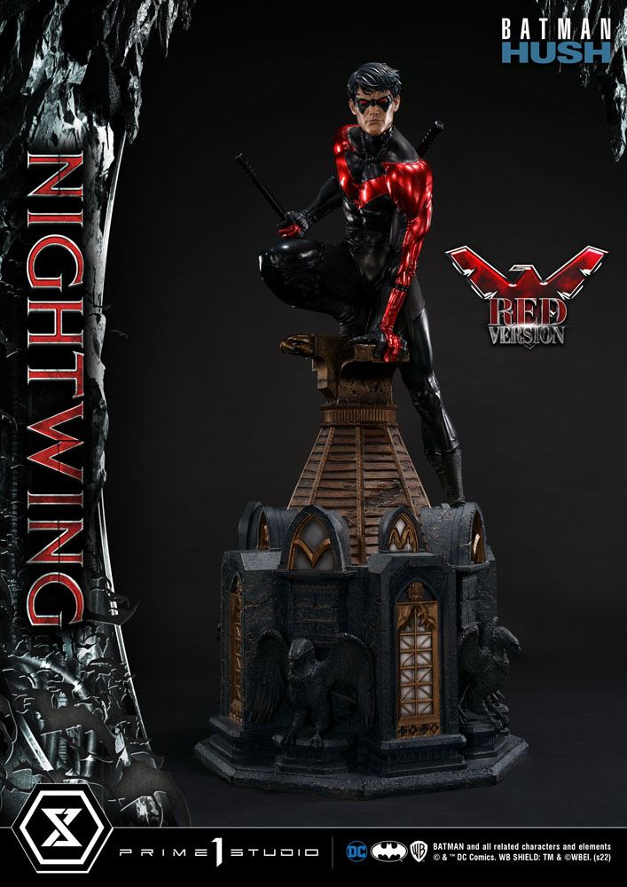 Batman Hush Estatua Nightwing Red Version 87 cm - Z POP Toys